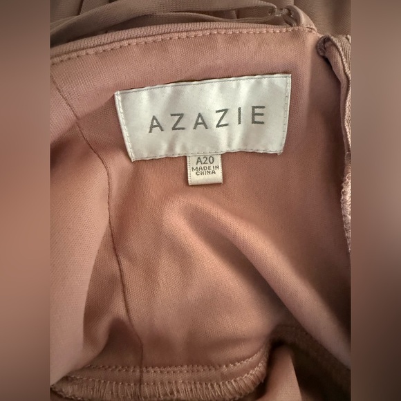 Azazie Maxi Dress in Dusty Rose - Picture 2 of 3